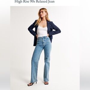 Abercrombie 90s relaxed high rise jeans 26 long